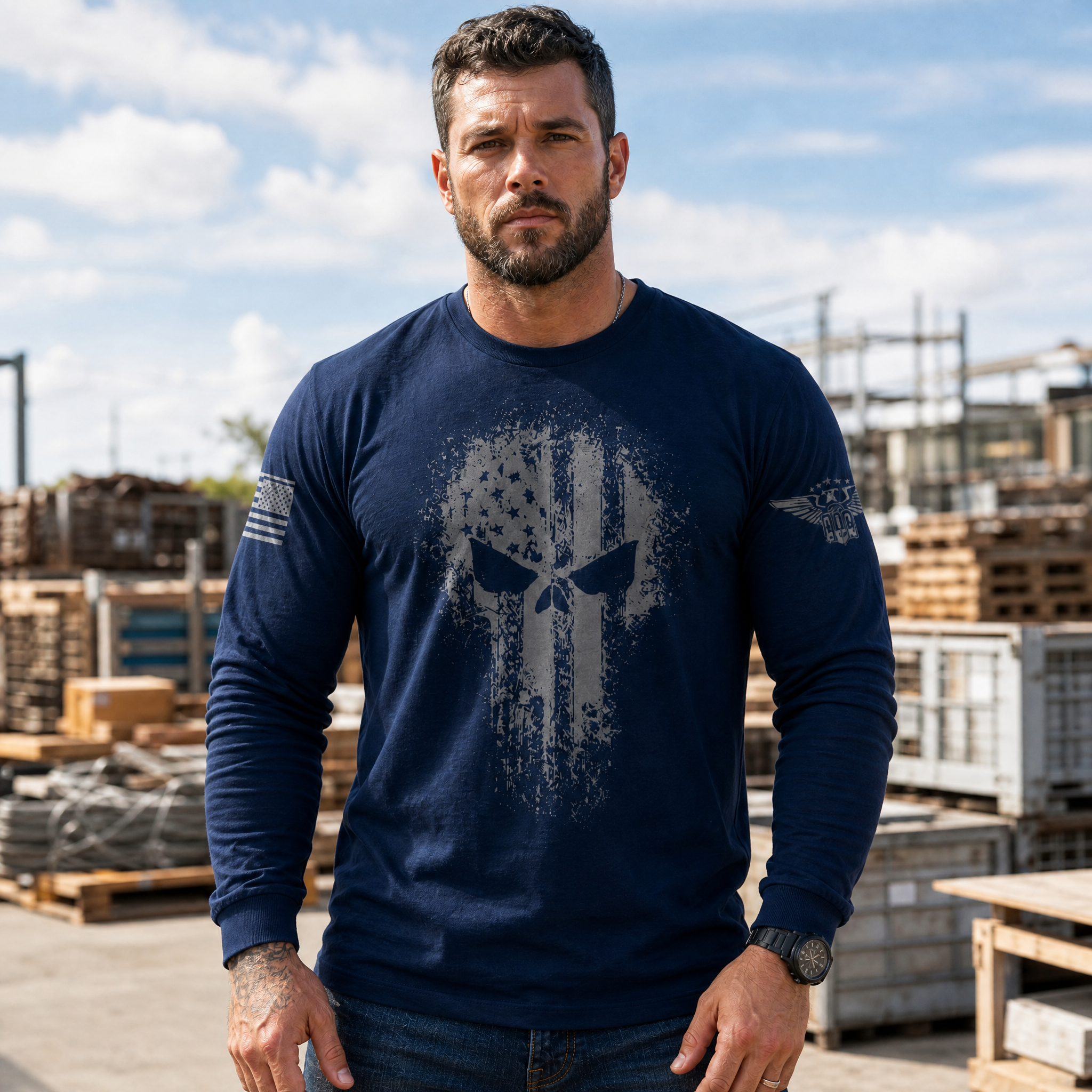 American Spirit Never Dies Long Sleeve